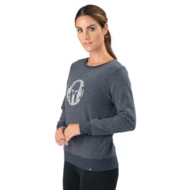 '47 BRAND SPARTAN '47 Throwback Fleece Crew - Women's -Spartan 47 Womens Throwback Fleece Grey 1