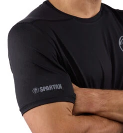 SPARTAN By CRAFT Charge SS Intensity Tee - Men's -Spartan CRAFT Mens Charge SS Intensity Tee Black 5