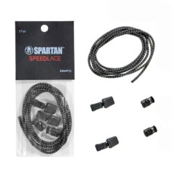 SPARTAN By CRAFT Speed Laces -Spartan CRAFT Spartan Speed Laces 2 pack Black 4