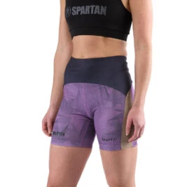 SPARTAN By CRAFT Hot Short - Women's -Spartan CRAFT Womens Trail Hot Short Violet Print 3