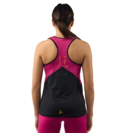 SPARTAN By CRAFT Hypervent Singlet - Women's -Spartan CRAFT Womens Trail Hypervent Singlet Black Roxo 3