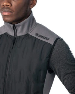 SPARTAN By CRAFT Hybrid Vest - Men's -Spartan CRAFT Mens Hybrid Vest Grey 5