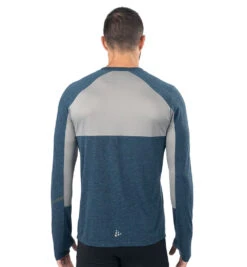 SPARTAN By CRAFT SubZ LS Wool Tee - Men's -Spartan CRAFT Mens SubZ Wool LS Tee Beat 3