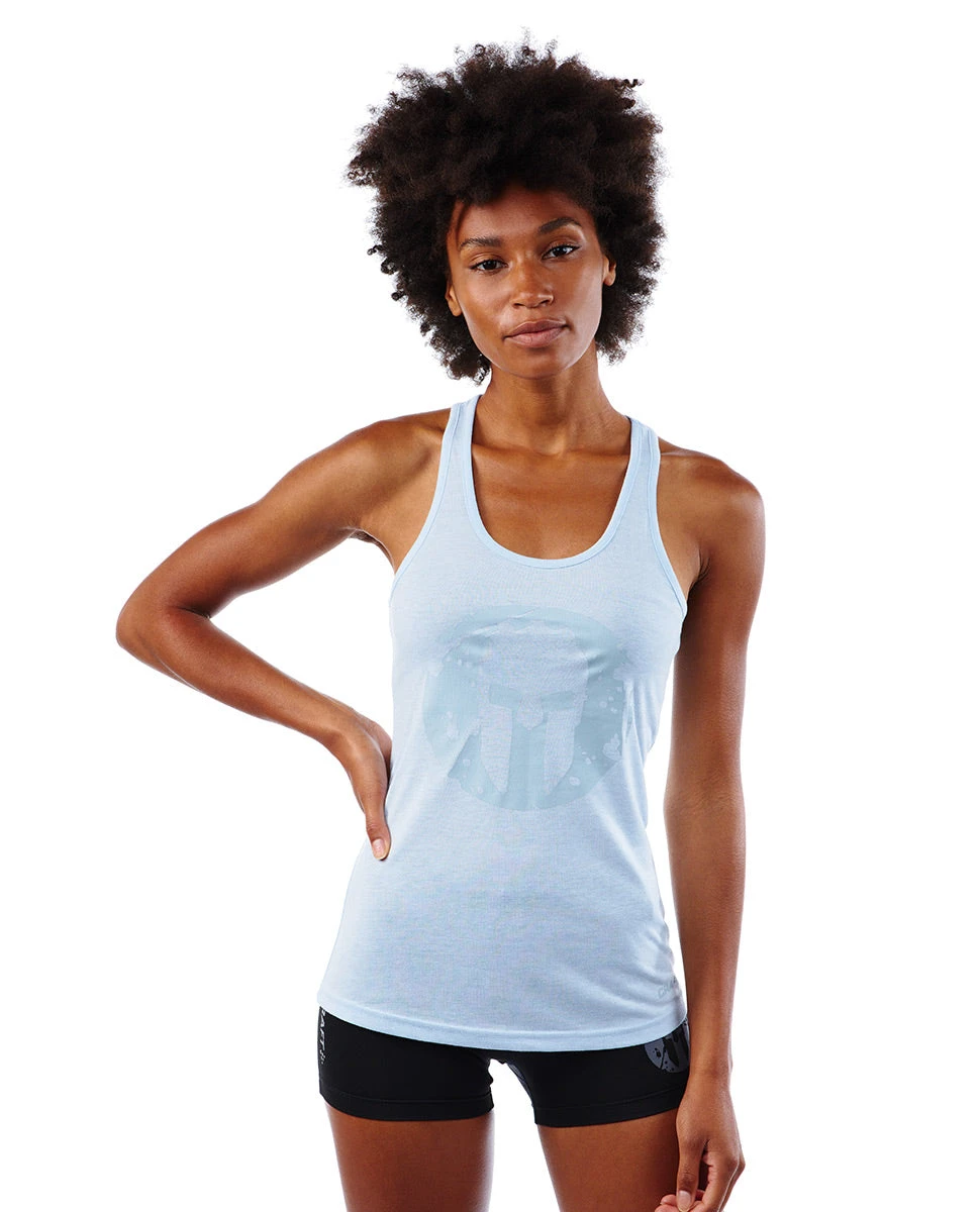 SPARTAN By CRAFT Helmet Logo Tri-Blend Tank Top - Women's 2 SPARTAN By CRAFT Helmet Logo Tri-Blend Tank Top - Women's - Image 2