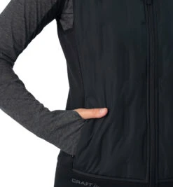 SPARTAN By CRAFT Hybrid Vest - Women's -Spartan CRAFT Womens Hybrid Vest Black 4
