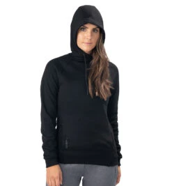 SPARTAN By CRAFT Icon Pullover Hood - Women's -Spartan CRAFT Womens Icon Hoodie Black 5