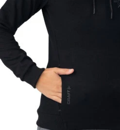 SPARTAN By CRAFT Icon Pullover Hood - Women's -Spartan CRAFT Womens Icon Hoodie Black 6