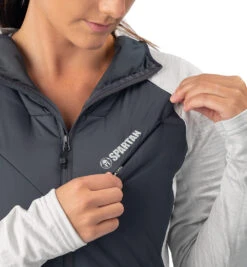 SPARTAN By CRAFT Polar Midlayer Jacket - Women's -Spartan CRAFT Womens Polar Midlayer Grey 5
