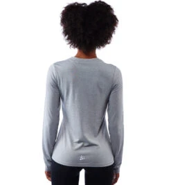 SPARTAN By CRAFT Trifecta Tri-Blend LS Tee - Women's -Spartan CRAFT Womens Trifecta LS Tee Grey 3