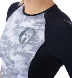SPARTAN By CRAFT Pro Series Compression SS Top - Women's -Spartan SPARTAN Craft Womens Pro Series Compression SS Top Print Black 4