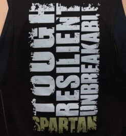 SPARTAN Stacked Logo Tank - Women's -Spartan SPARTAN Women Stacked Logo Tank Black 4