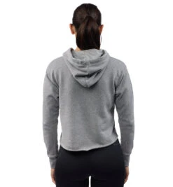 SPARTAN Ultra Victory Crop Hoodie - Women's 6 SPARTAN Ultra Victory Crop Hoodie - Women's -Spartan SPARTAN Women Ultra Victory Crop Hoodie Grey 3