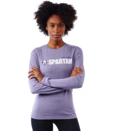 SPARTAN By CRAFT Classic Logo Tri-Blend LS Tee - Women's