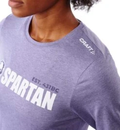 SPARTAN By CRAFT Classic Logo Tri-Blend LS Tee - Women's -Spartan Spartan CRAFT Womens Classic Tri Blend LS Tee Heather 4