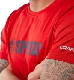 SPARTAN By CRAFT Pro Series Breakaway Tee - Men's -Spartan Spartan Craft Mens Pro Series Breakaway Tee Red 5