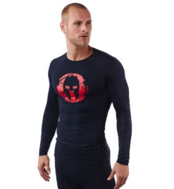 SPARTAN By CRAFT Pro Series Compression LS Top - Men's -Spartan Spartan Craft Mens Pro Series Compression LS Top Black 2