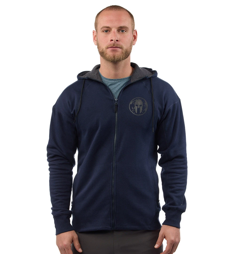 SPARTAN By CRAFT Grit FZ Hoodie - Men's 2 SPARTAN By CRAFT Grit FZ Hoodie - Men's - Image 2