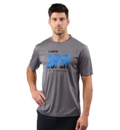 SPARTAN Super Tech Tee - Men's -Spartan Spartan Mens Super Tech Tee Grey 3