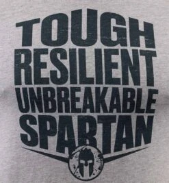 SPARTAN Tough Tee - Men's -Spartan Spartan Mens Tough Tee Grey 4