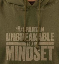 SPARTAN Unbreakable Hoodie - Men's -Spartan Spartan Mens Unbreakable Hoodie Olive 4