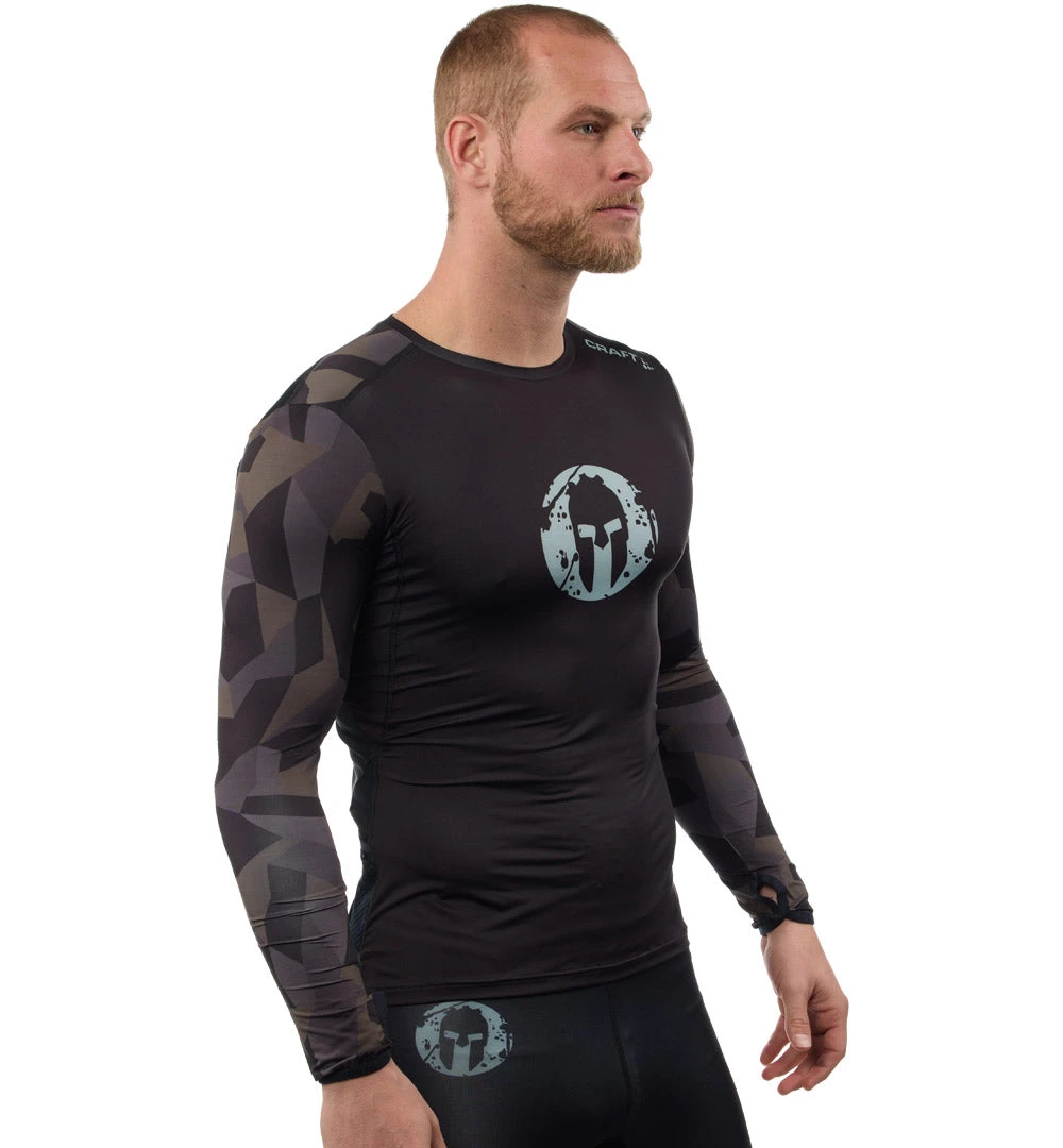 SPARTAN By CRAFT Delta 2.0 Compression LS Top - Men's 4 SPARTAN By CRAFT Delta 2.0 Compression LS Top - Men's - Image 4