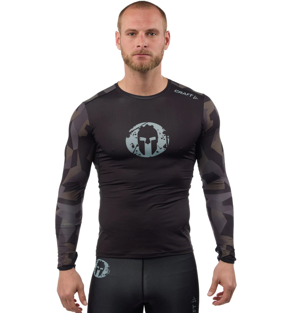 SPARTAN By CRAFT Delta 2.0 Compression LS Top - Men's 3 SPARTAN By CRAFT Delta 2.0 Compression LS Top - Men's - Image 3