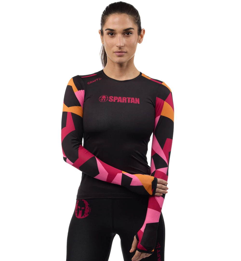 SPARTAN By CRAFT Delta 2.0 Compression LS Top - Women's 2 SPARTAN By CRAFT Delta 2.0 Compression LS Top - Women's - Image 2