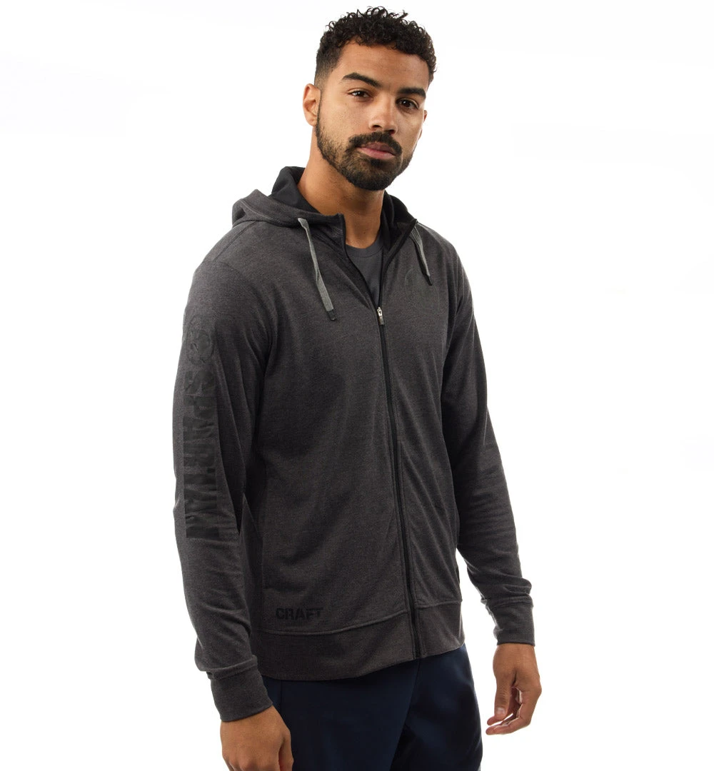 SPARTAN By CRAFT Deft Jersey FZ Hood - Men's 2 SPARTAN By CRAFT Deft Jersey FZ Hood - Men's - Image 2
